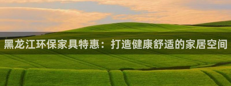 杏耀登陆测速：黑龙江环保家具特惠：打造健康舒适的家居空间