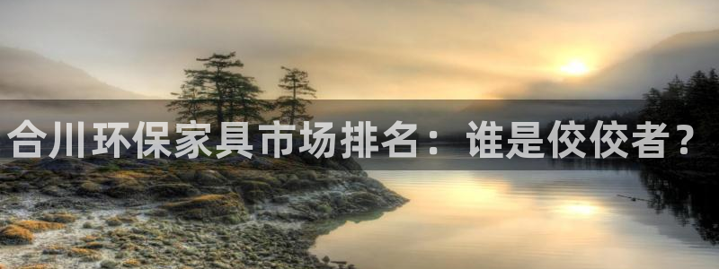 杏耀官网注册：合川环保家具市场排名：谁是佼佼者？